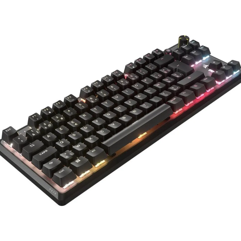 Corsair K70 CORE TKL - Mechanisch Gaming Toetsenbord - AZERTY - RGB LED - MLX Red Switch - Zwart