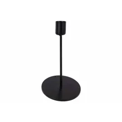 Cosy @ Home Kandelaar Zwart 8x8xh14cm Metaal