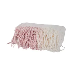 Cosy @ Home Plaid Toledo White Roze 150x130cm Polyes Ter