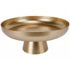 Cosy @ Home Plateau Op Voet Goud 24,5x24,5xh17,5cm M Etaal