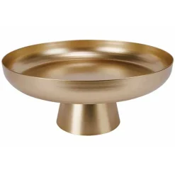Cosy @ Home Plateau Op Voet Goud 24,5x24,5xh17,5cm M Etaal