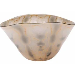 Cosy @ Home Schaal Oyster Lichtgrijs 30x21xh16cm Gla S