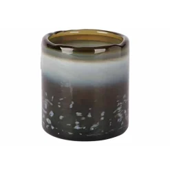 Cosy @ Home Theelichthouder Indie Forest Groen 7x7xh 7cm Rond Hout