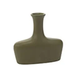 Cosy @ Home Vaas Belly Groen 15x5xh14cm Andere Aarde Werk