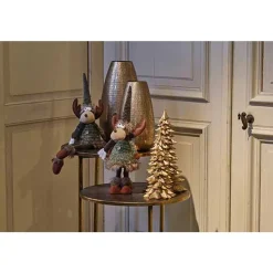 Cosy @ Home Vaas Goud 16x16xh31cm Rond Aluminium