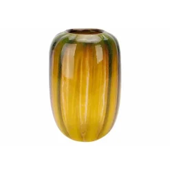 Cosy @ Home Vaas Groen 17x17xh25cm Andere Glas