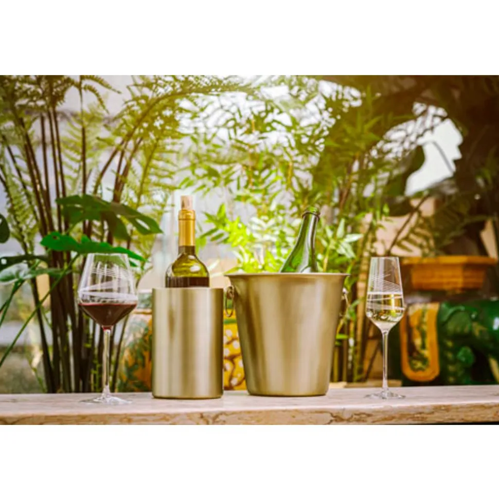 Cosy & Trendy Brushed Pearl Champagne-emmer D21xh20cm