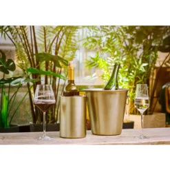 Cosy & Trendy Brushed Pearl Champagne-emmer D21xh20cm