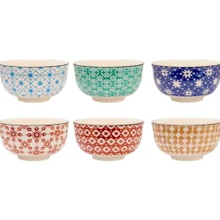 Cosy & Trendy Chloe Blue-brown Kommetje D15xh8cm 6 Ass 90cl