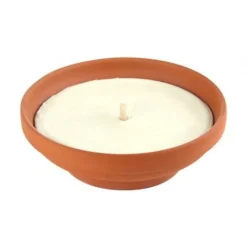 Cosy & Trendy Ct Terracotta Schaal Kaars 18u 23cm Dia23xh7cm-brandtijd 16-18u