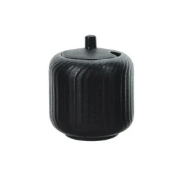 Cosy & Trendy Dakota Black Suikerpot D8,5xh10,5cmmet Deksel