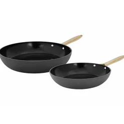 Cosy & Trendy Elegance Braadpan Set2 Zwart D24+28cm