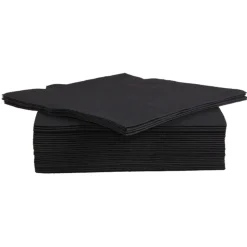 Cosy & Trendy for Professionals Ct Prof Serviet Tt S40 38x38cm Zwart Papier Textiel-touch