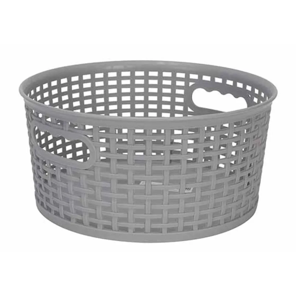 Cosy & Trendy Hozon Opbergmand Grijs 3l D23,5xh11 Cm Rond