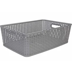 Cosy & Trendy Hozon Opbergmand Grijs 12l 40x26,5xh12,5cm