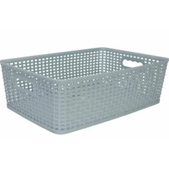 Cosy & Trendy Hozon Opbergmand Pastelblauw12l 40x26,5xh12,5cm