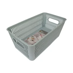 Cosy & Trendy Hozon Opbergmand Pastelblauw 3,8l Stape Lbaar & Nestbaar 16.5x29xh11.5cm