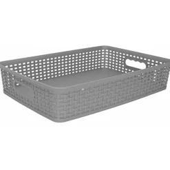 Cosy & Trendy Hozon Opbergmand Grijs 7,5l 40x26,5xh8cm