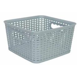 Cosy & Trendy Hozon Opbergmand Pastelblauw 4,5l 21,5x2 1,5xh11,8cm Vierkant