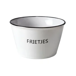 Cosy & Trendy Hrc Potje Met Tekst 'frietjes' D13xh7.5 Cm