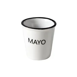 Cosy & Trendy Hrc Potje Met Tekst 'mayo' Â D4.9xh4.9cm