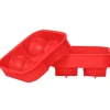 Cosy & Trendy Ijsblokhouder Ballen Rood 4st D4.5cm Silicone