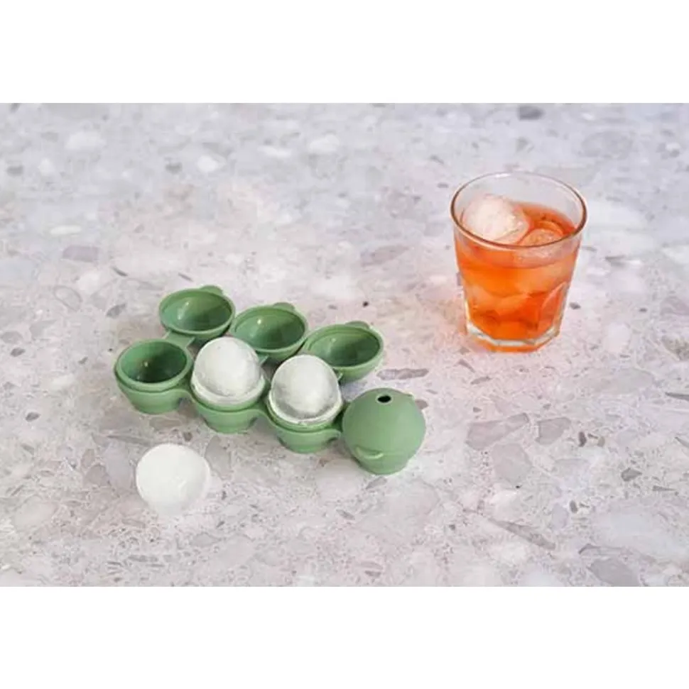 Cosy & Trendy Ijsblokvorm Gin Tonic Silicone Groen 21x6,5x5,5cm