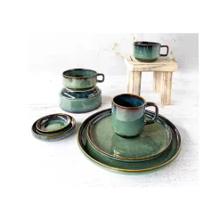 Cosy & Trendy Jade Soepkom Met Oor D12,5xh5cm