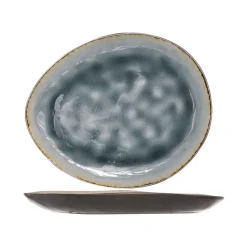 Cosy & Trendy Laguna Blue-grey Plat Bord 19,5x16cm Ova Al