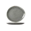 Cosy & Trendy Laguna Blue-grey Bord Ovaal 32.5x28.5cm