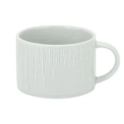 Cosy & Trendy Louis Grey Tas 22cl D8,4xh6,3cm New Bone China - Stapelbaar