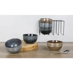 Cosy & Trendy Samos Bowl D14xh7,8cm 52cl 3 Ass