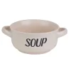 Cosy & Trendy Soup Cream Soepkommetje 'soup' D13,5cm H6.5cm - 47cl