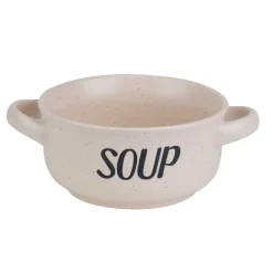 Cosy & Trendy Soup Cream Soepkommetje 'soup' D13,5cm H6.5cm - 47cl
