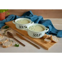 Cosy & Trendy Soup Green Soepkommetje 'soup' D13,5cm H6.5cm - 47cl