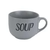 Cosy & Trendy Soup Grey Beker 'soup' D11xh8,5cm 51cl