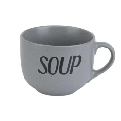 Cosy & Trendy Soup Grey Beker 'soup' D11xh8,5cm 51cl