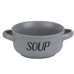 Cosy & Trendy Soup Grey Soepkommetje 'soup'  D13,5cm H6.5cm - 47cl