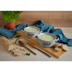 Cosy & Trendy Soup Grey Soepkommetje 'soup'  D13,5cm H6.5cm - 47cl
