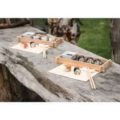 Cosy & Trendy Sushi Set 1pers Pres.schaal, Chopstick M Et Legger, Schaaltje, Placemat