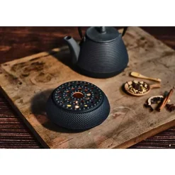 Cosy & Trendy Warmhouder Donkergrijs D14xh7,5cm Gietijzer