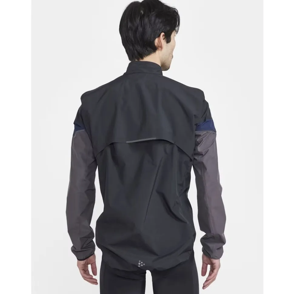 Craft CORE Endur Hydro Jacket M Black/Shock XLarge