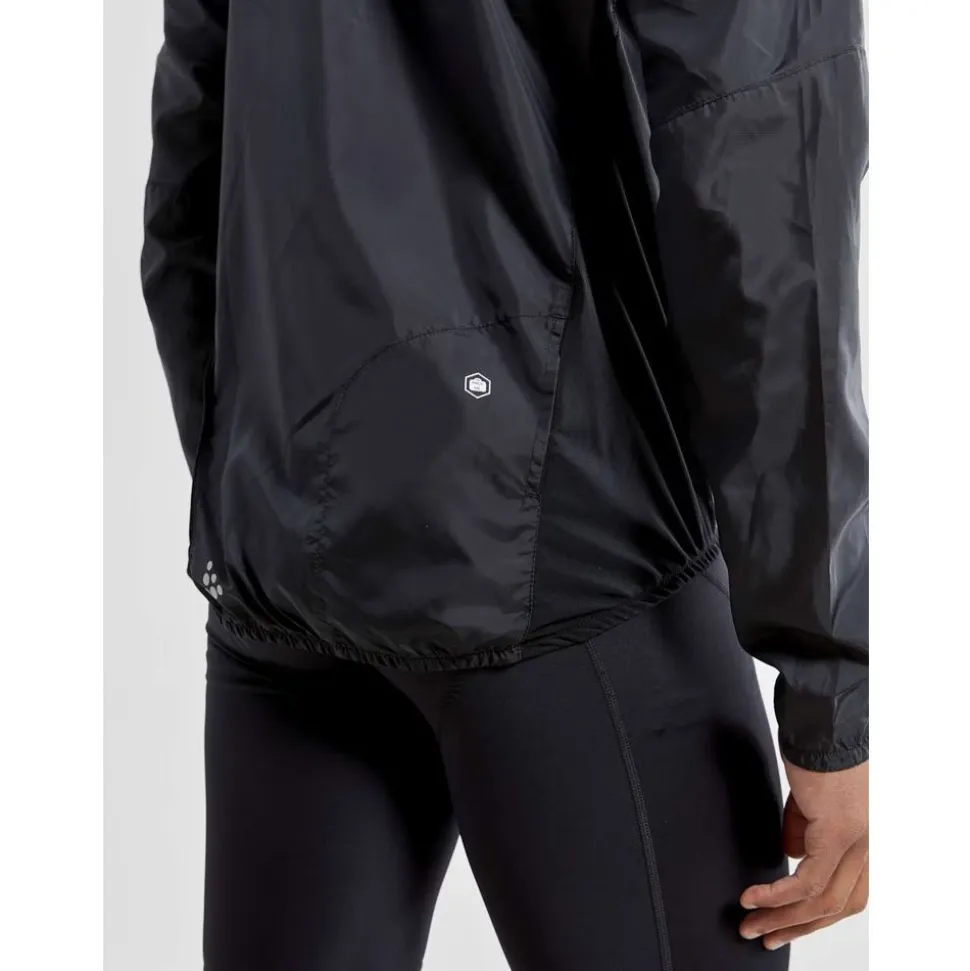 Craft Essence Light Wind Jacket M Black Large