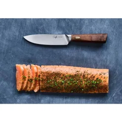 Crafts by Cosy & Trendy Couteaux & Co Huishoudmes 12,5cm Walnoten Handvat