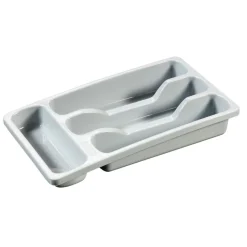 Curver Bestekbak S 4 Vakken Licht Grijs 33x20xh6