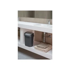 Curver Mistral Afvalemmer Swing Deksel 10l Anthraciet-grijs Deksel 25x17,9xh35,7cm