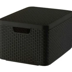 Curver Natural Style Mandje Large Met Deksel An Thraciet 44,2x33,2x24,9