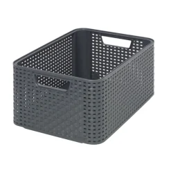 Curver Natural Style Mandje Medium Anthraciet 3 8x29x17