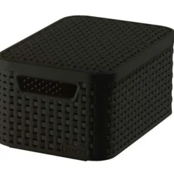 Curver Natural Style Mandje Small Met Deksel An Thraciet 29,1x19,8x14,2