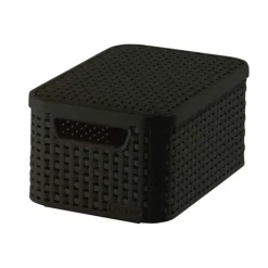 Curver Natural Style Mandje Small Met Deksel An Thraciet 29,1x19,8x14,2